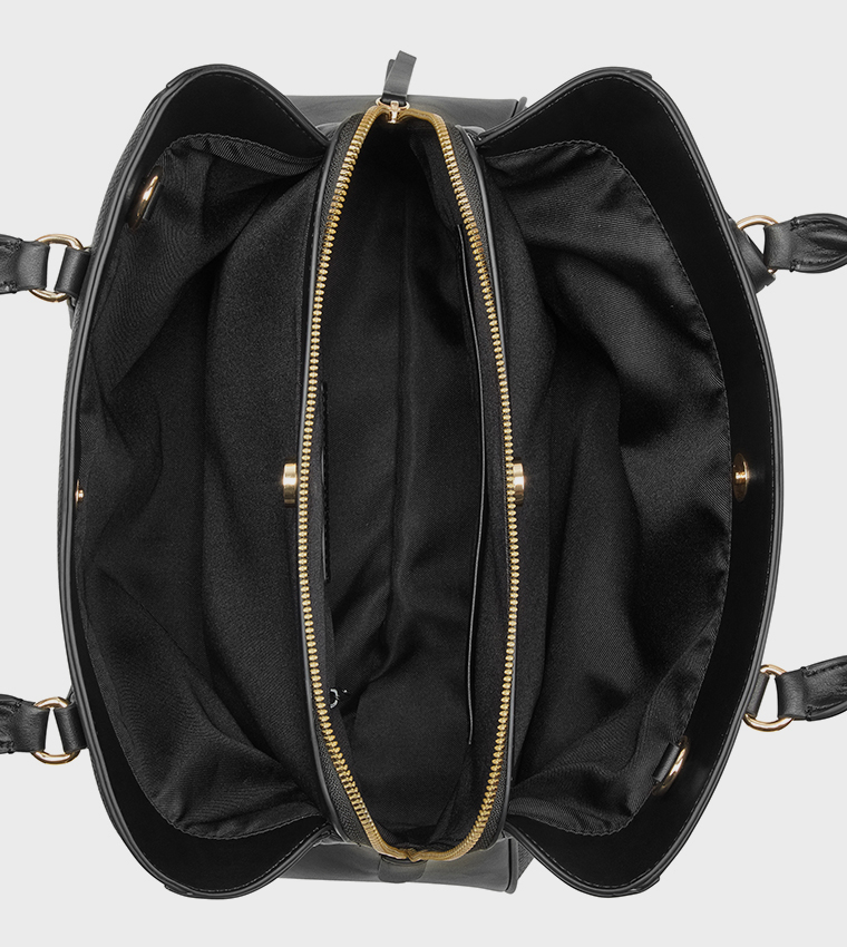 BLOOMFIELD Textured Satchel Bag
