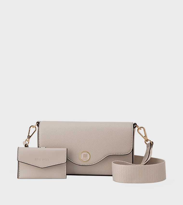 NALINI Flap Crossbody Bag