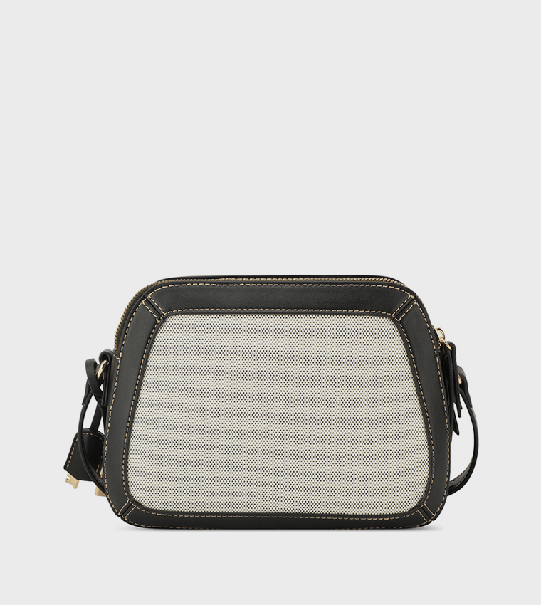 CIBRINA Contrast Trim Crossbody Bag