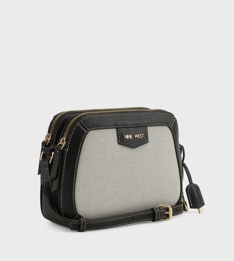 CIBRINA Contrast Trim Crossbody Bag