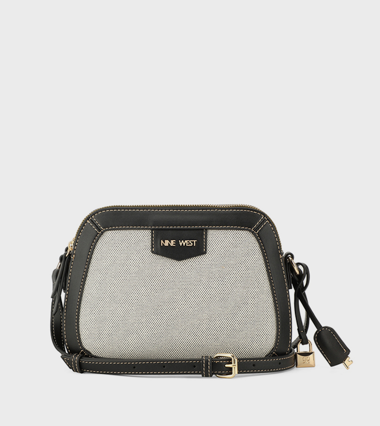 CIBRINA Contrast Trim Crossbody Bag