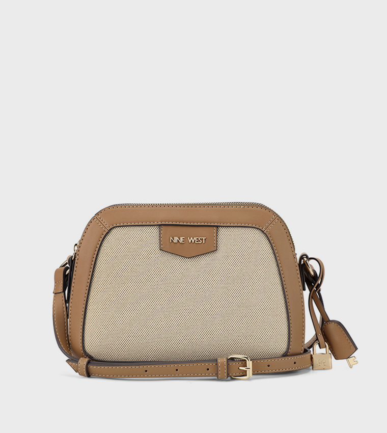 CIBRINA Contrast Trim Crossbody Bag