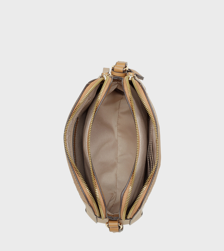 CIBRINA Contrast Trim Crossbody Bag