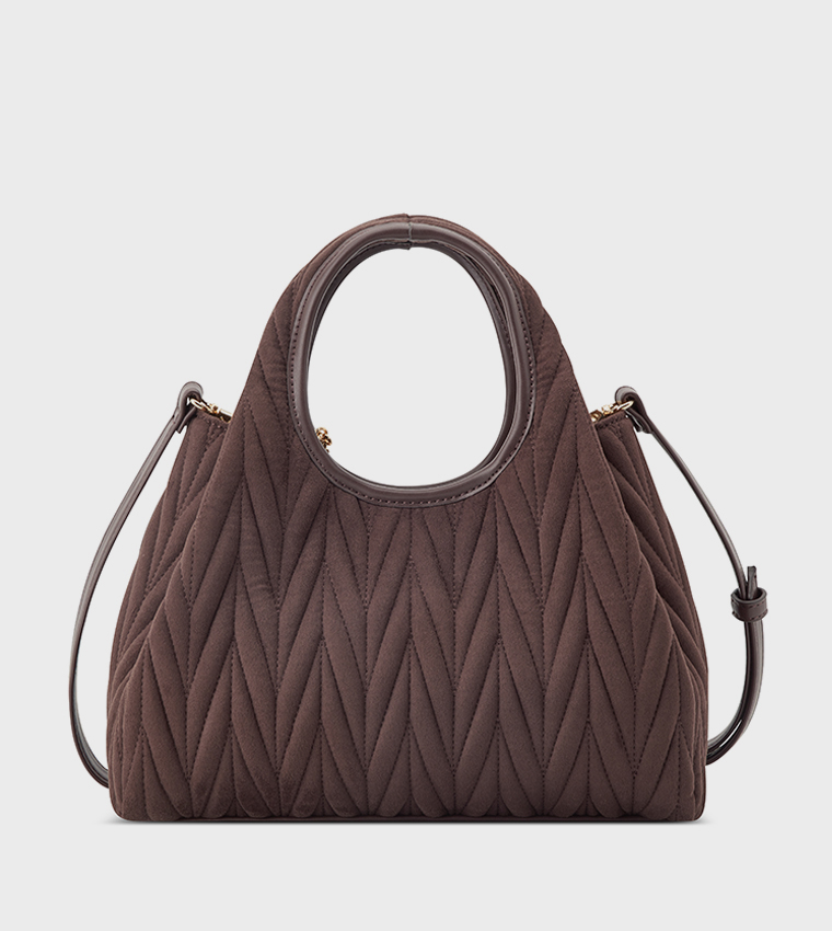 JASLEE Quilted Handheld Bag
