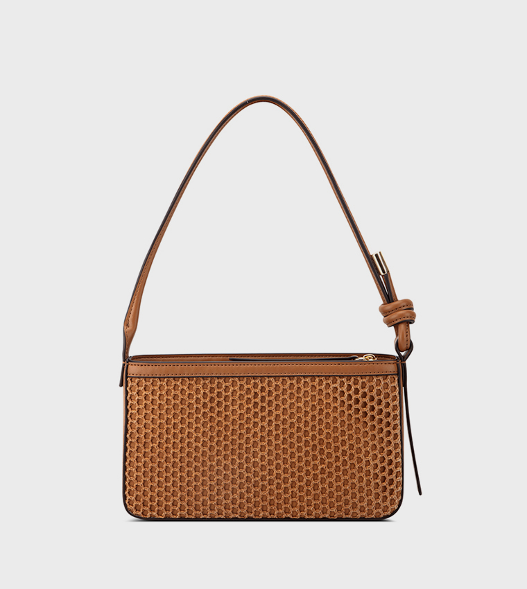 ROMIN Straw Shoulder Bag