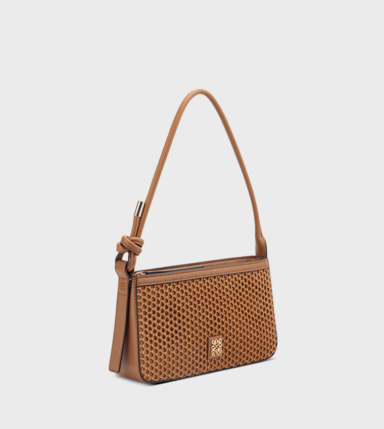 ROMIN Straw Shoulder Bag