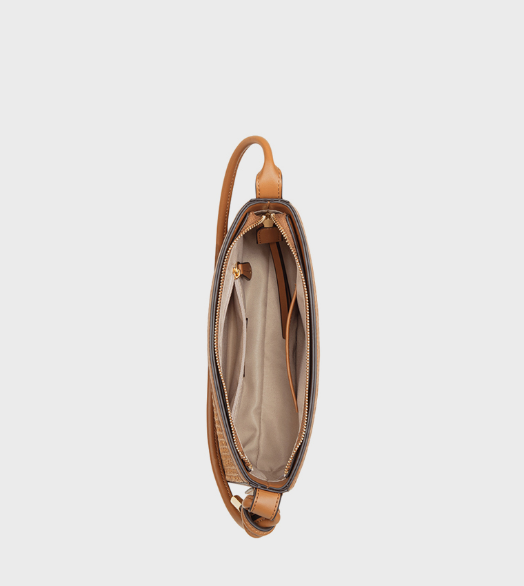 ROMIN Straw Shoulder Bag