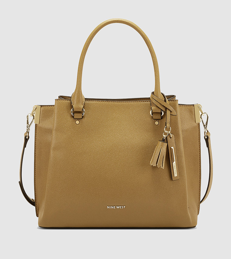 Nine west mustard outlet handbag