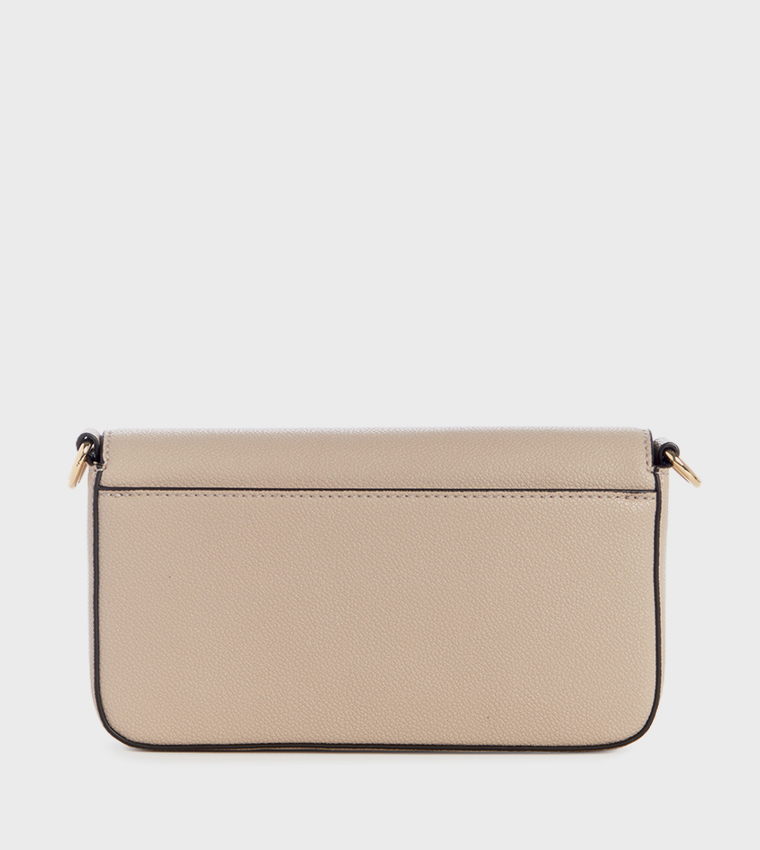 PEACHES Flap Crossbody Bag