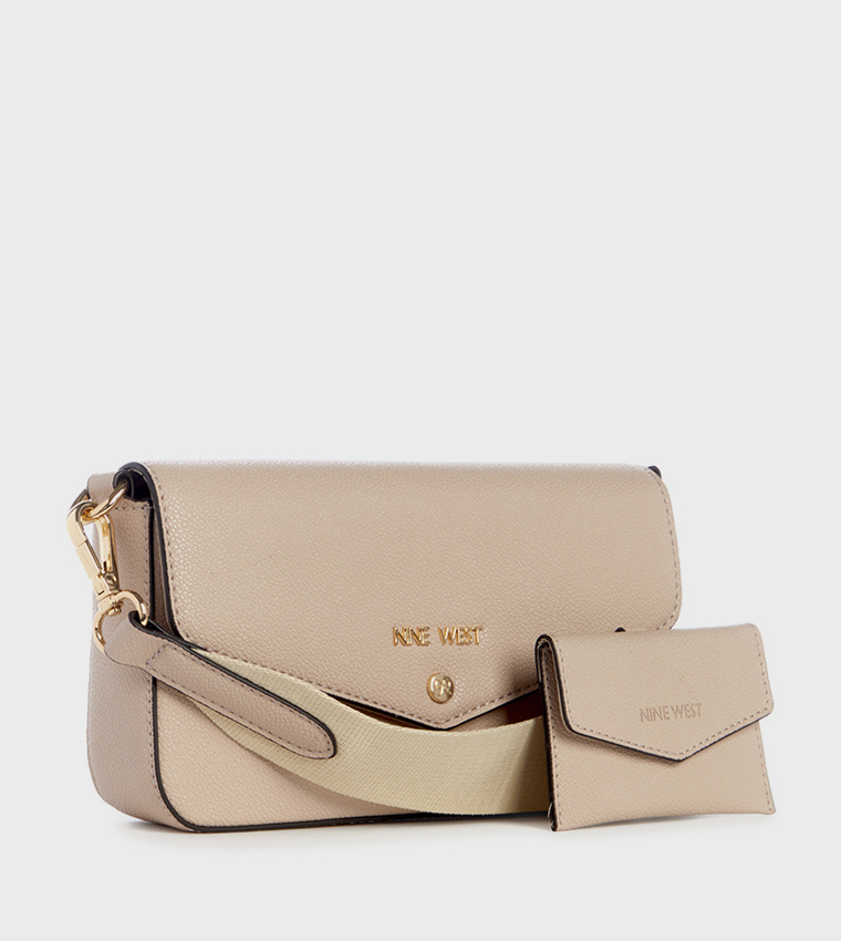 PEACHES Flap Crossbody Bag