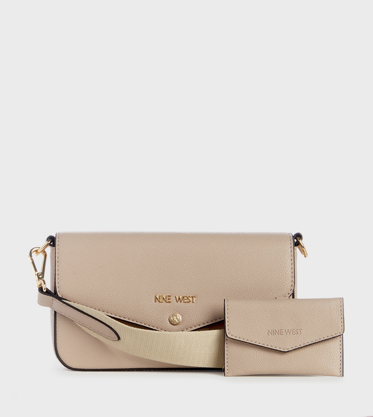 PEACHES Flap Crossbody Bag