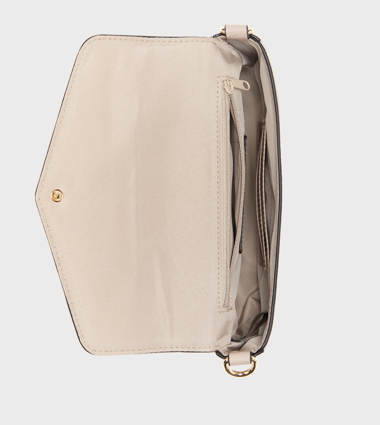 PEACHES Flap Crossbody Bag