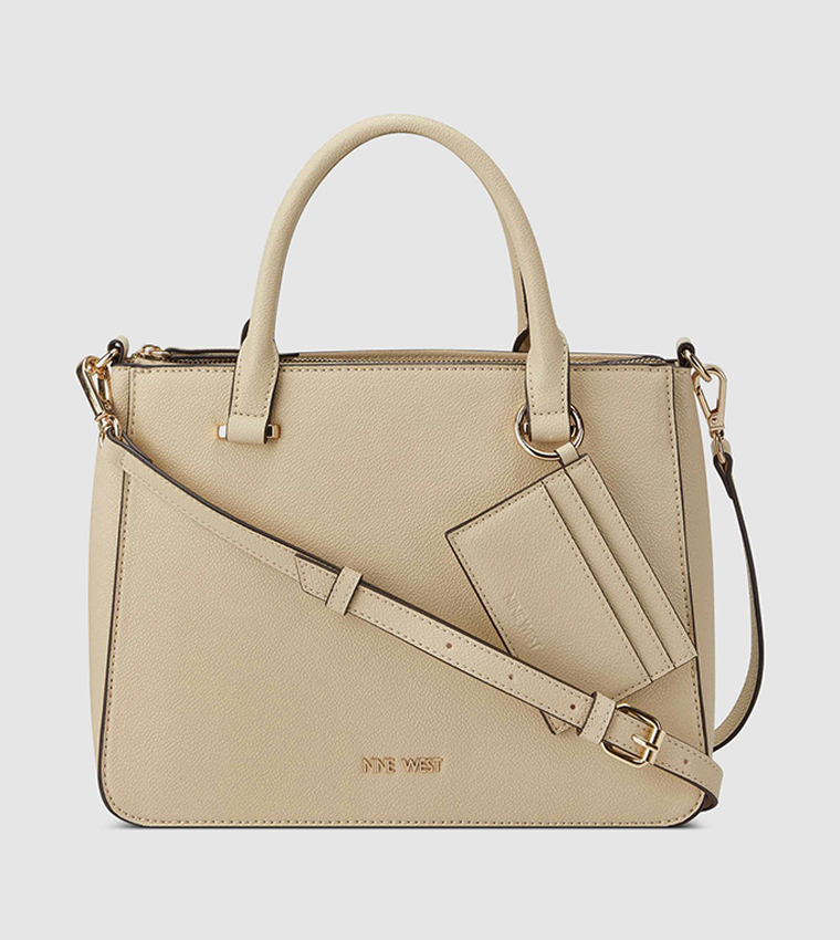 Buy Nine West LUCIANNE Jet Set Satchel Bag With Card Holder In