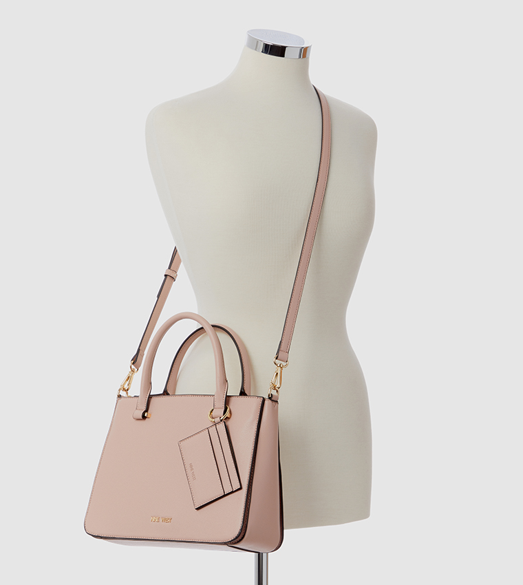 LUCIANNE Jet Set Satchel Bag with Card Holder