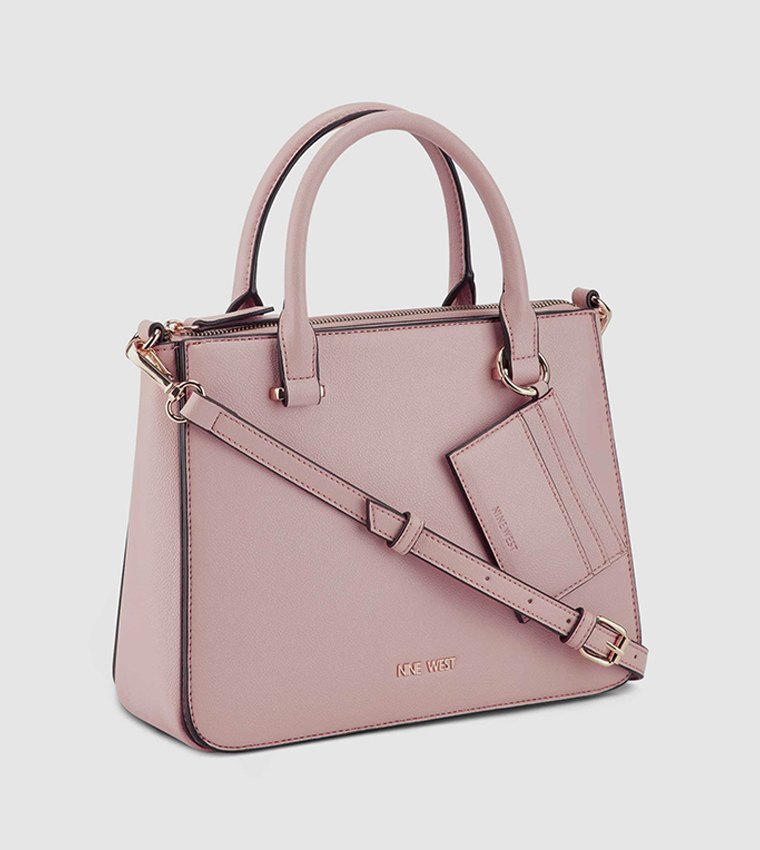 LUCIANNE Jet Set Satchel Bag with Card Holder