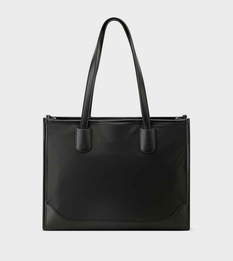 ELY Logo Detail Tote Bag