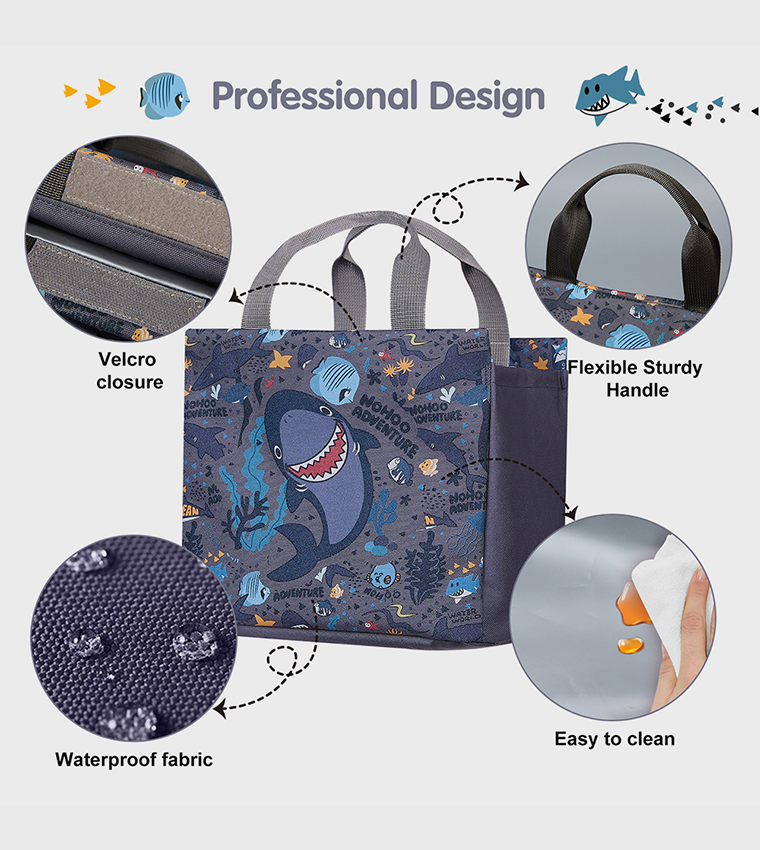 Shark Themed Hand Lunch Bag