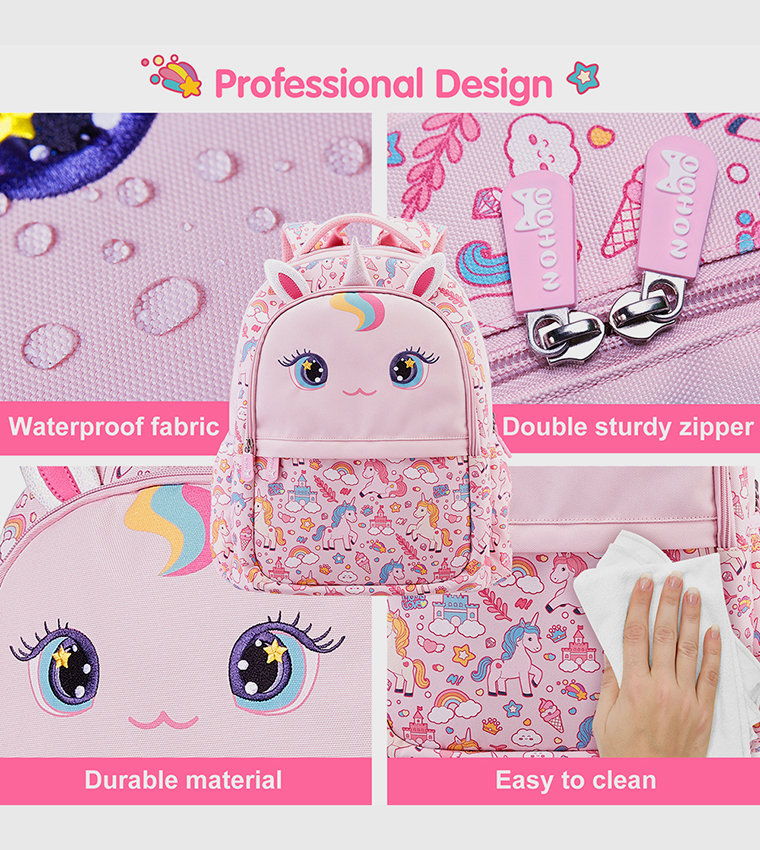 Unicorn Themed 16" School Bag 
