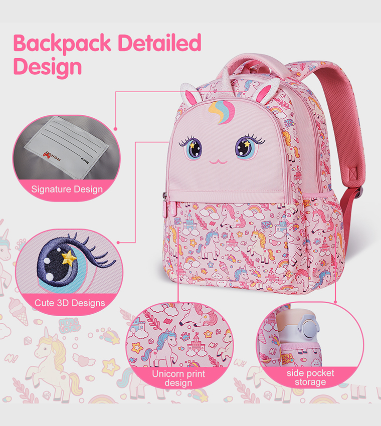 Unicorn Themed 16" School Bag 