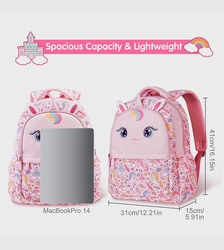 Unicorn Themed 16" School Bag 