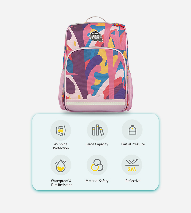 Printed School Backpack