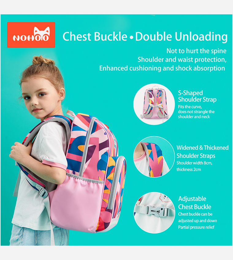 Printed School Backpack