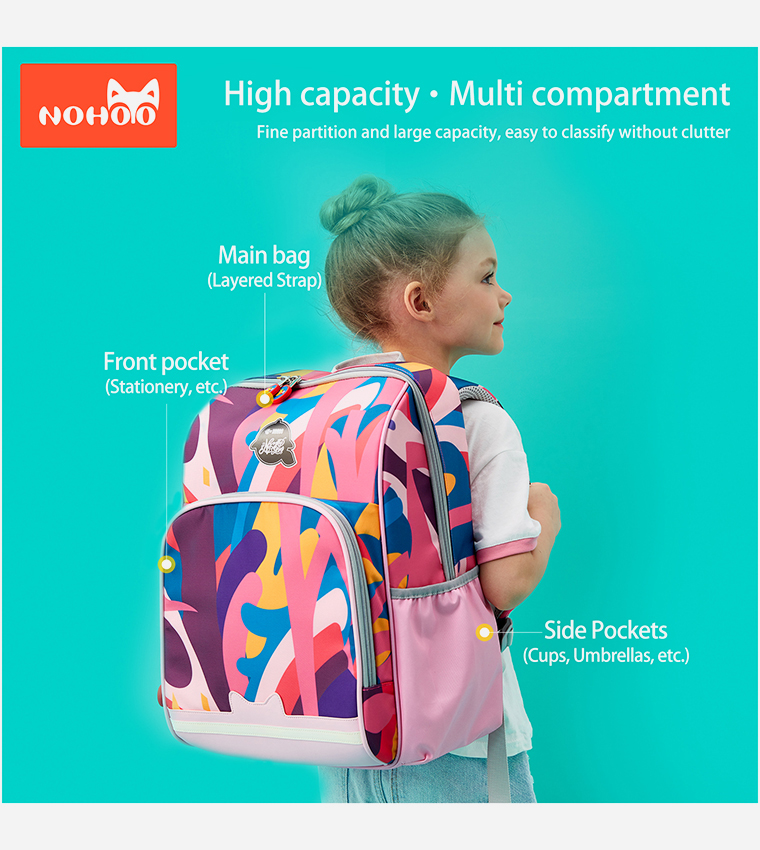 Printed School Backpack