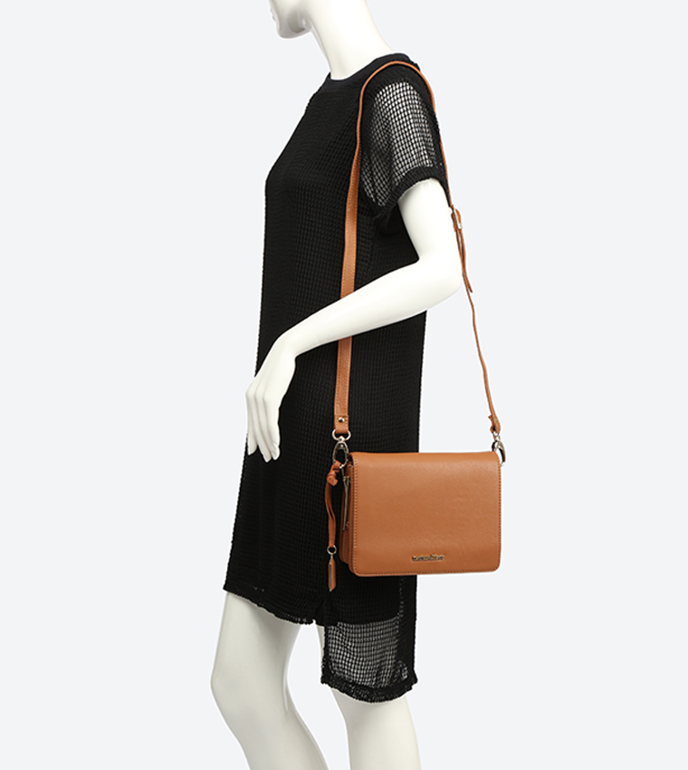 Daylily Cross Body Bag - Tan