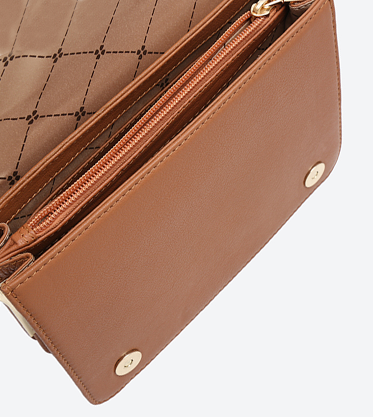 Daylily Cross Body Bag - Tan