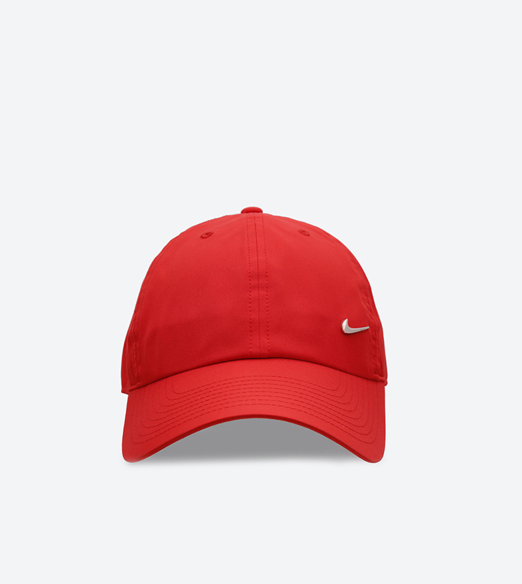 Nike metal swoosh cap red on sale