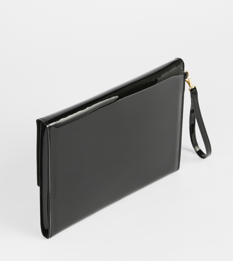 Bow Detail Envelope Clutch