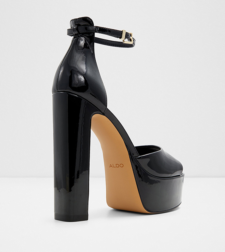 Aldo black patent hot sale heels