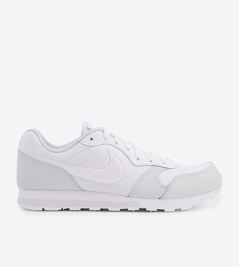 Buy Nike Md Runner Lace Up Closure Round Toe Sneakers White In White 6thStreet Oman