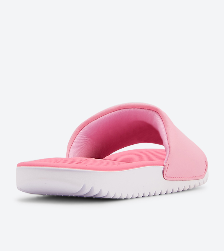 Nike hot pink discount slides