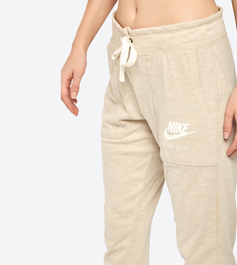 Nike Sportswear Gym Vintage Women's Pants - Beige