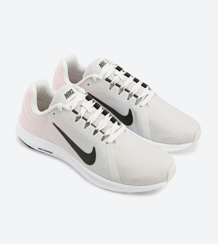 Buy Nike Downshifter 8 Lace Up Closure Round Toe Sneakers Grey NK908994 013 In Grey 6thStreet Bahrain