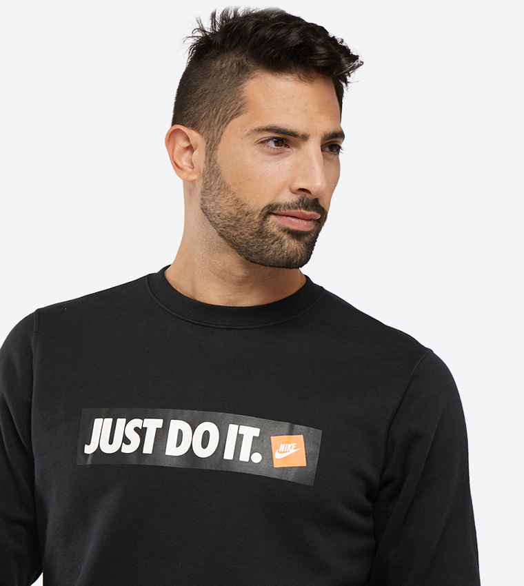 Nike just do hot sale it sweatshirt black