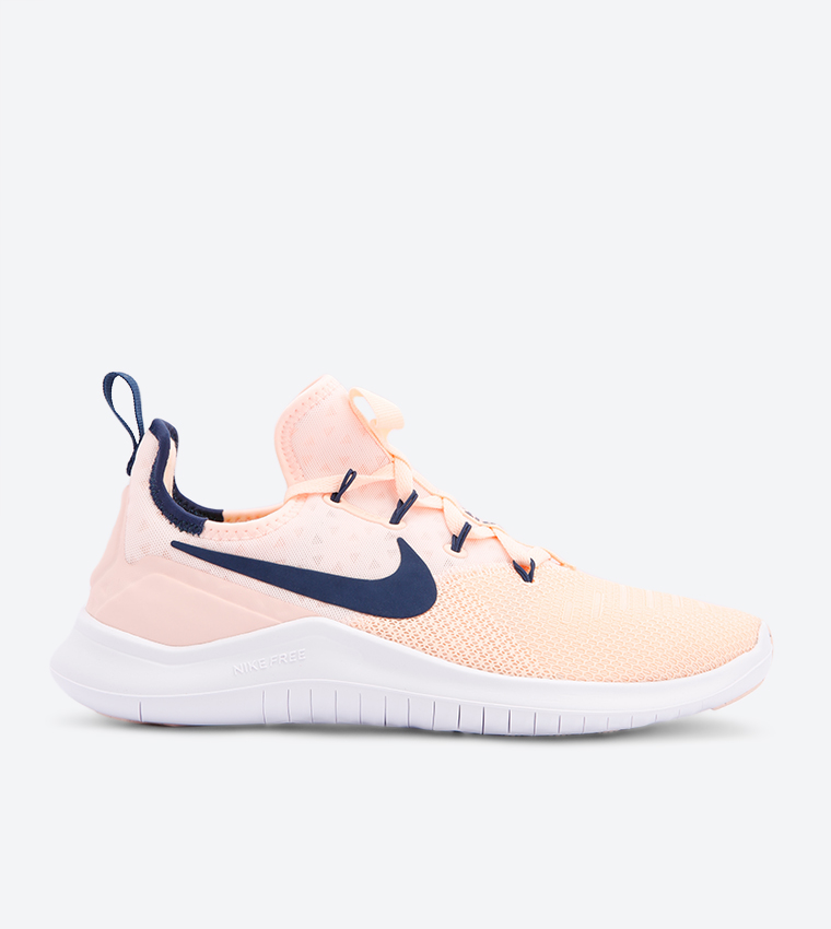 Buy Nike Free Tr 8 Lace Up Closure Sneakers Pink NK942888 800 In Pink 6thStreet Kuwait