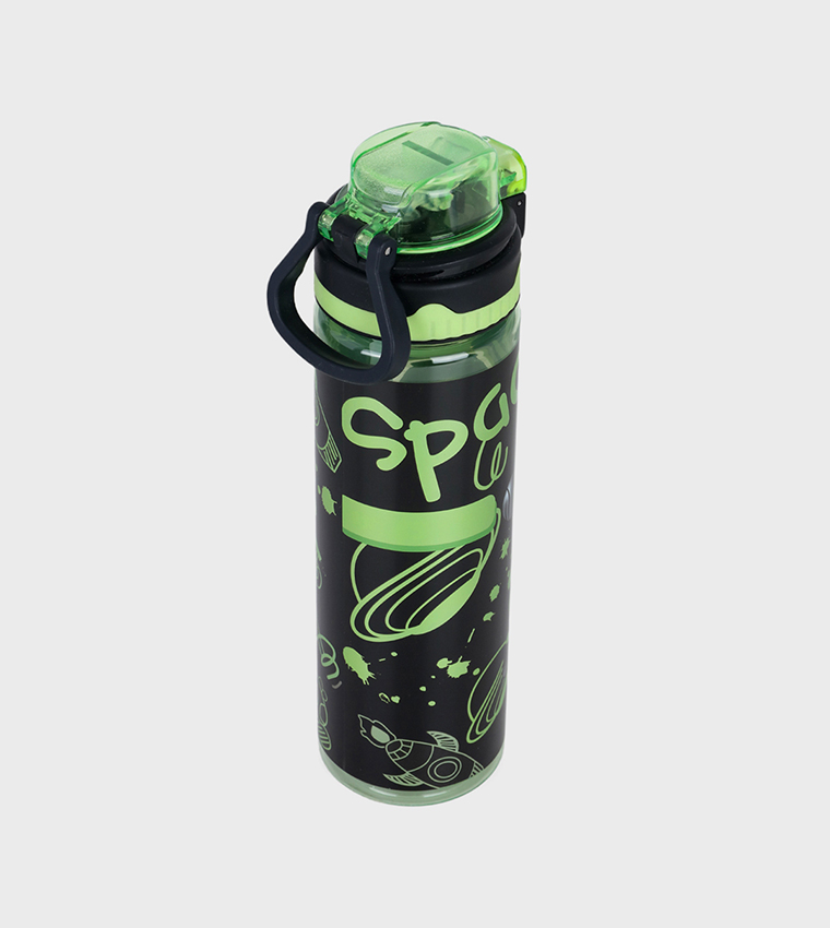 Printed Water Bottle with Straw - 700ml