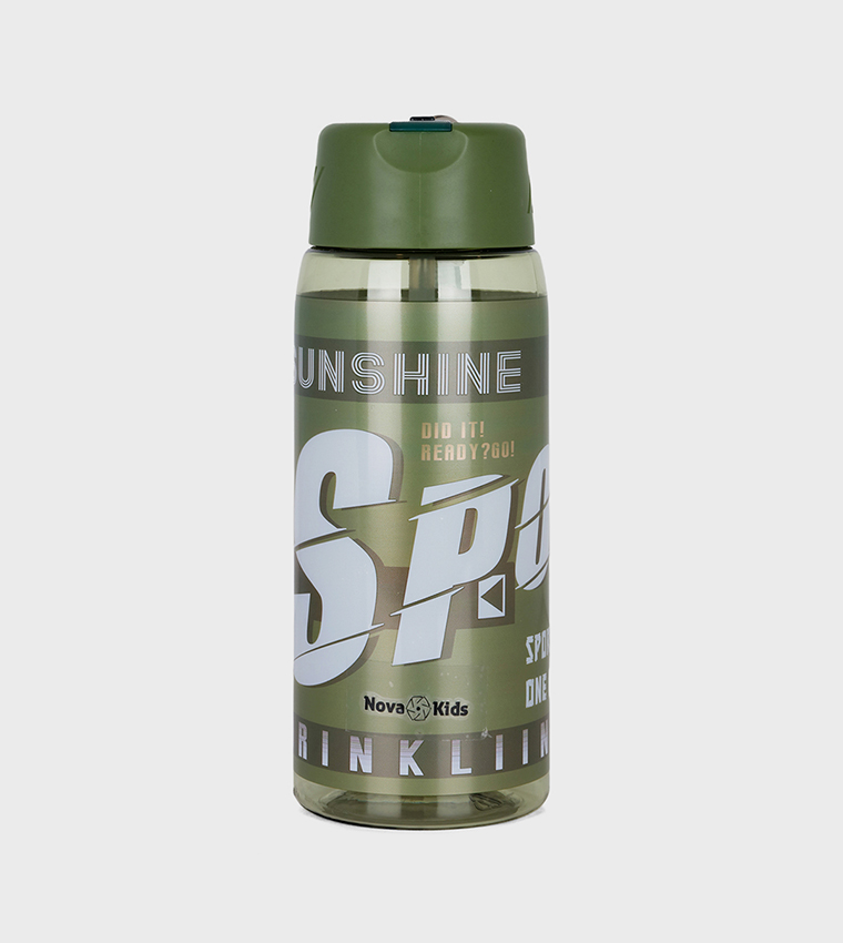 Printed Water Bottle with Grab String - 750ml