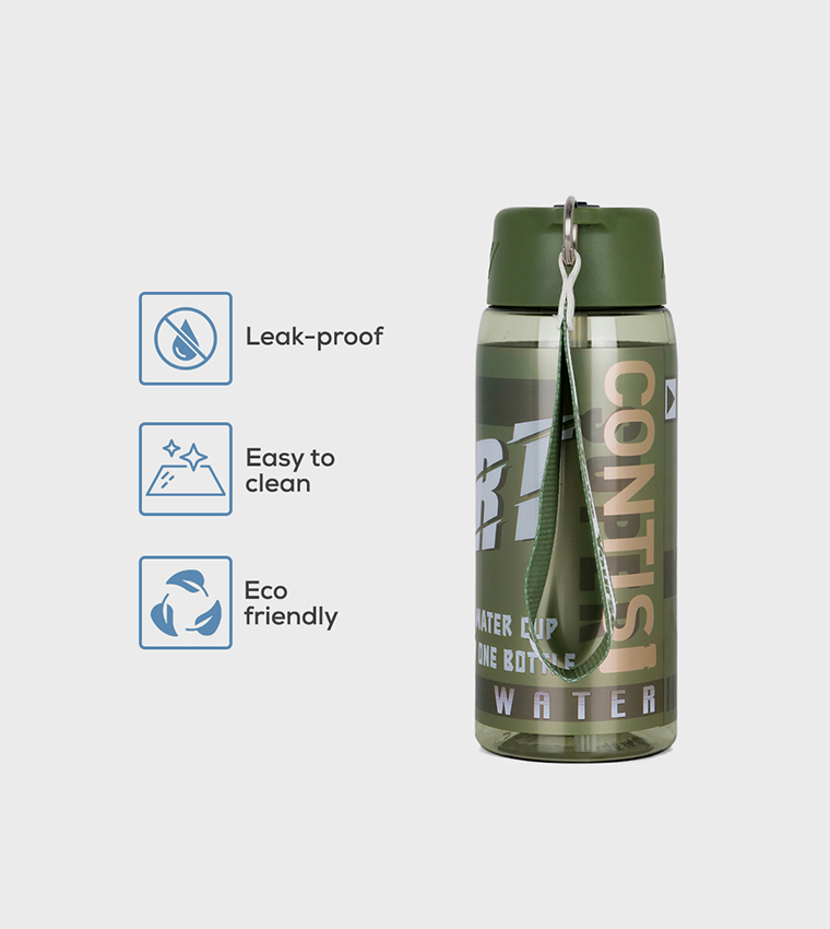 Printed Water Bottle with Grab String - 750ml