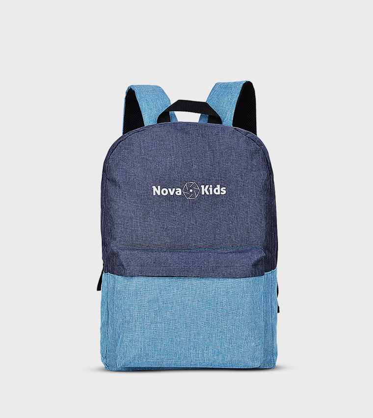 Color block 17"-18L School Bag