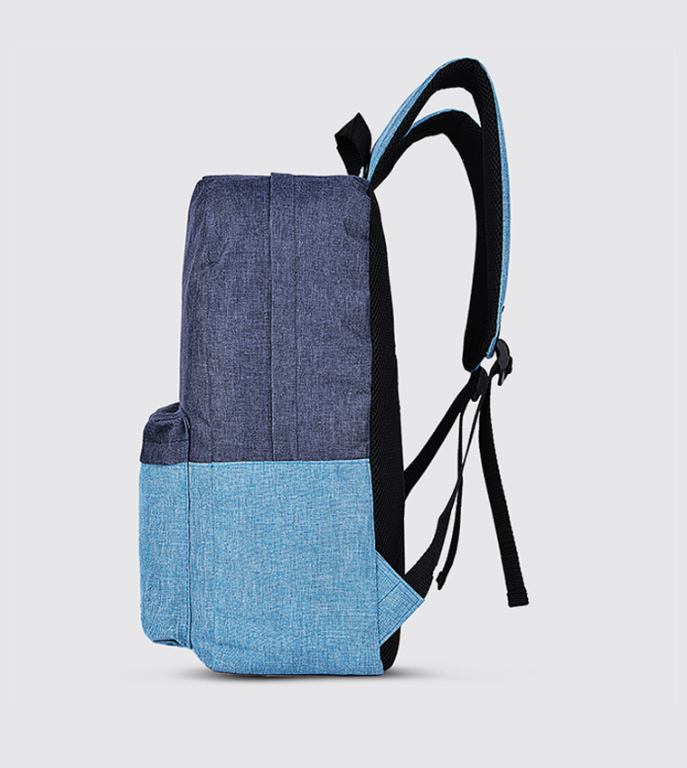 Color block 17"-18L School Bag
