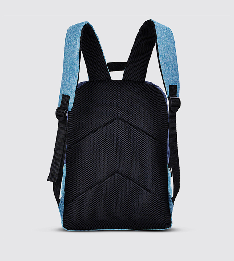 Color block 17"-18L School Bag