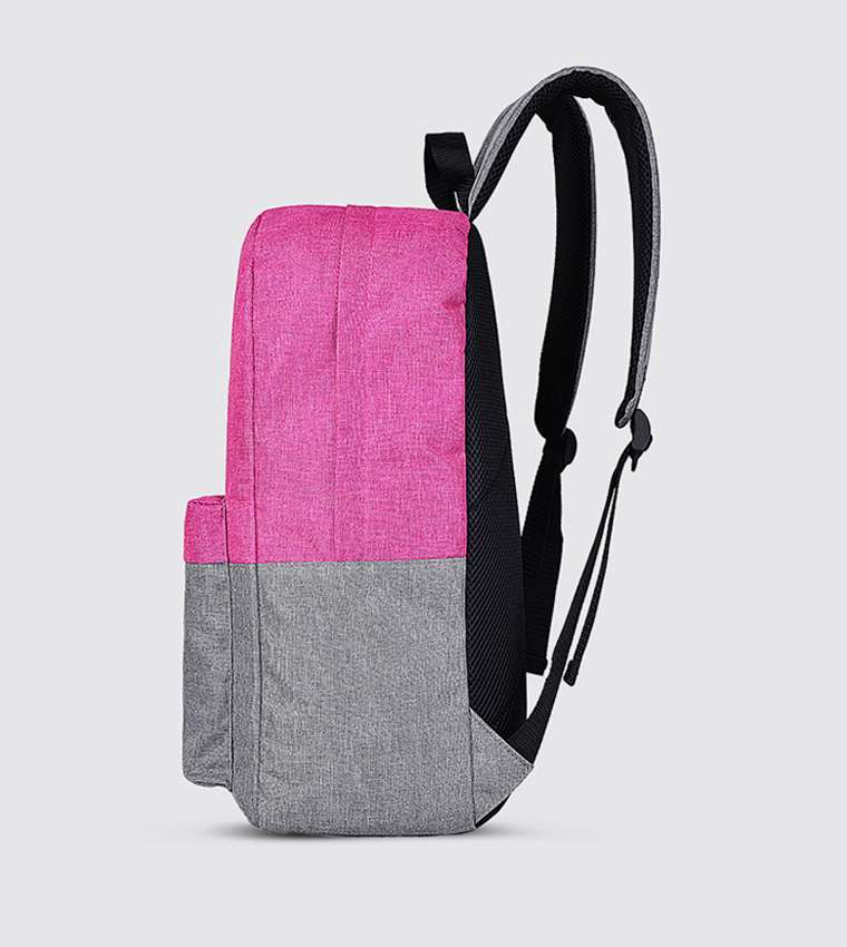 Color Block 17"-18L School Bag