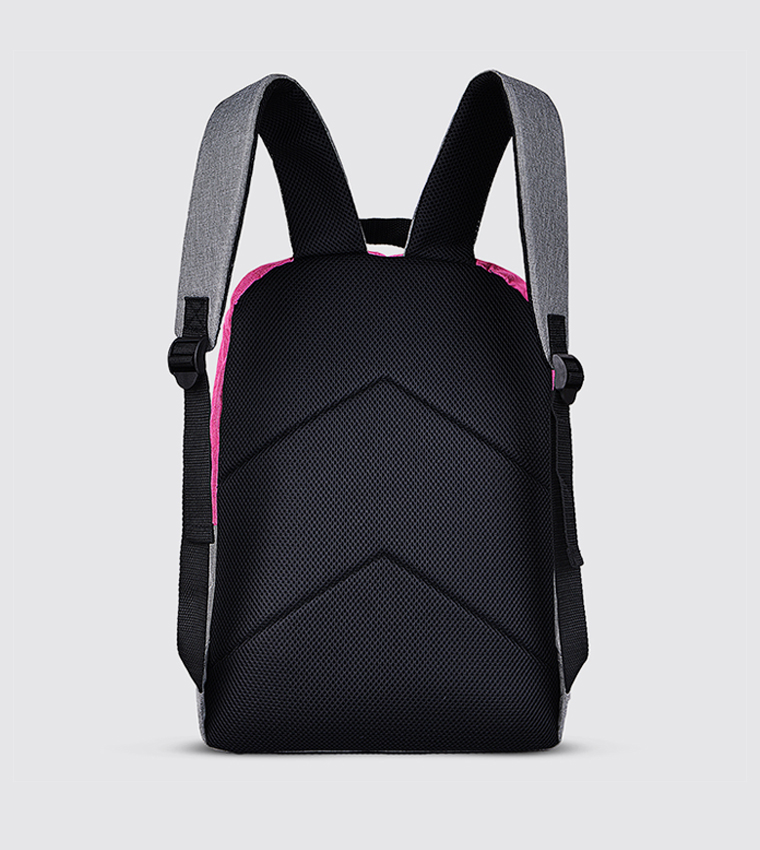 Color Block 17"-18L School Bag