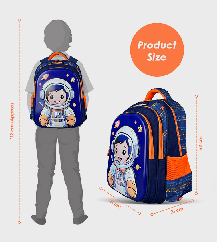 16.5" 3D School Bag - Astronaut