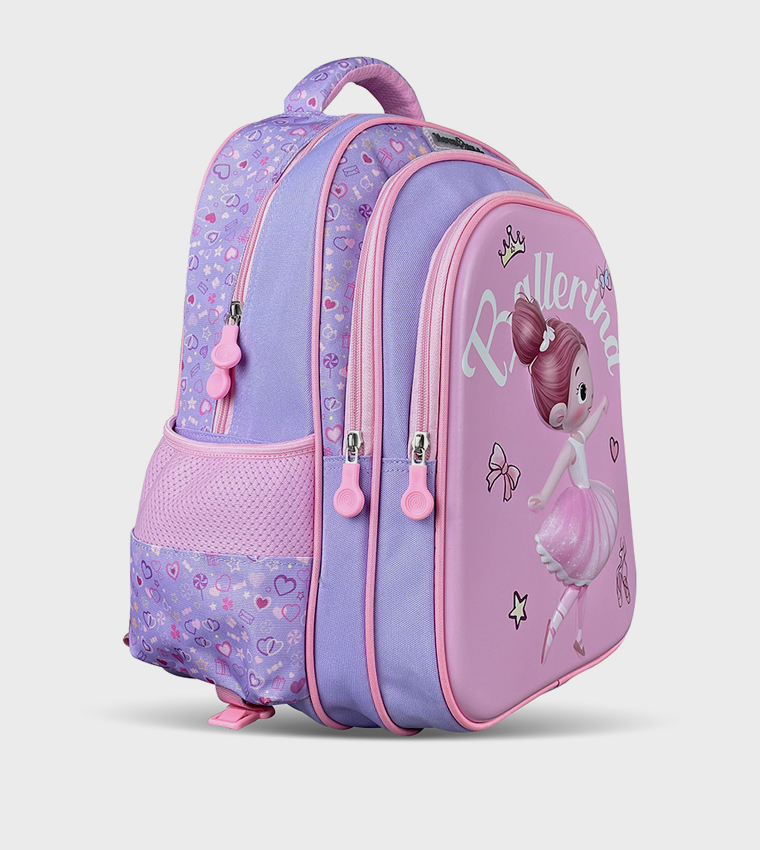 16.5" 3D School Bag - Ballerina