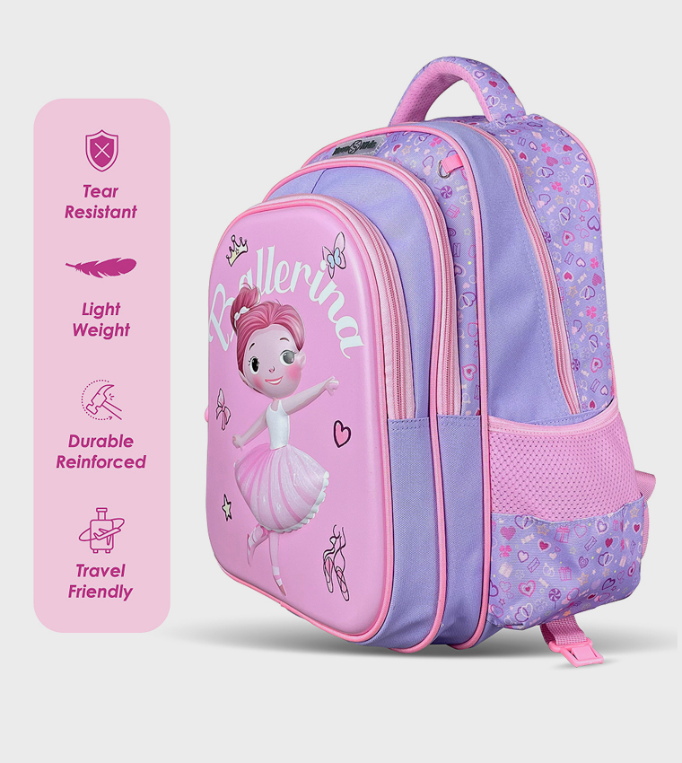 16.5" 3D School Bag - Ballerina