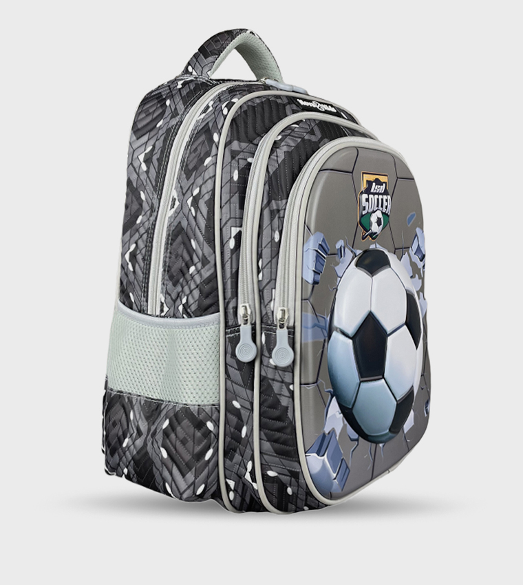 3D School Bag - Soccer